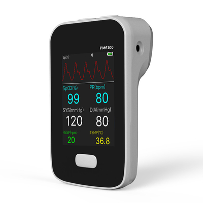 Palm Size Portable Multi Parameter Diagnosis Vital Signs Monitor 6 In 1